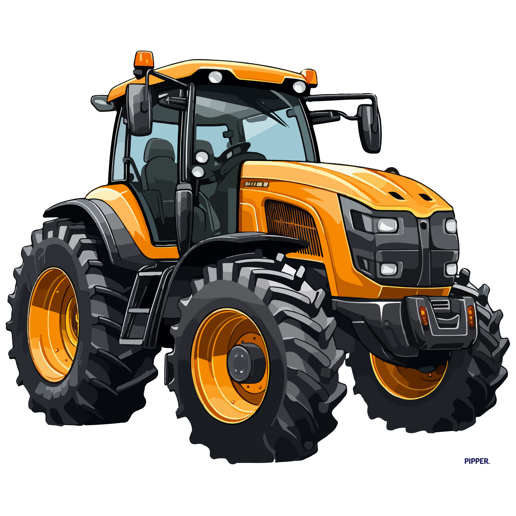 Textil falmatrica Traktor